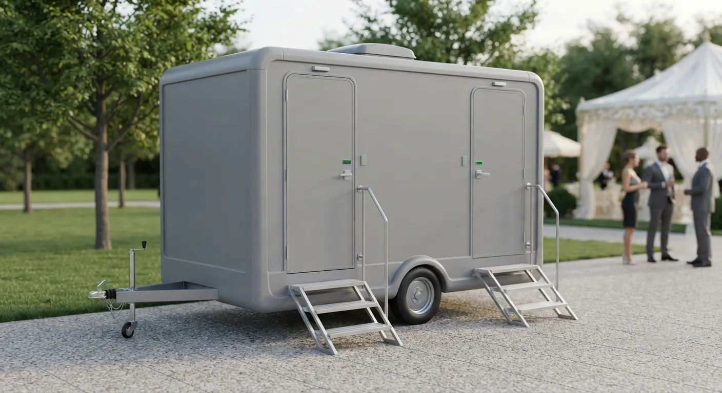 2 stall restroom trailer in Wichita, KS